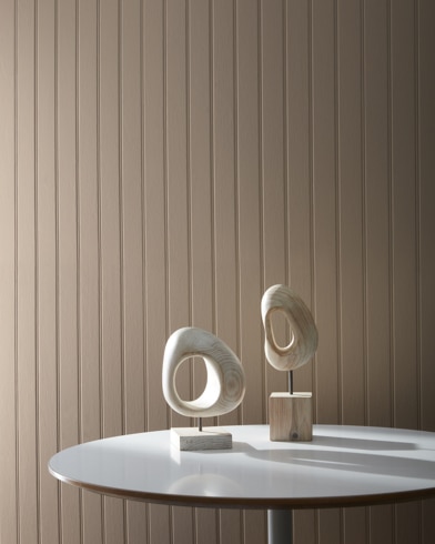 Painted walls with Beigewood 1007