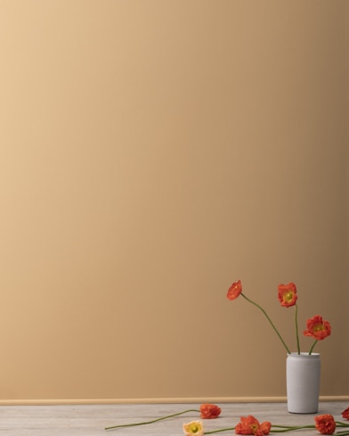 Painted walls with Barley Harvest 1070