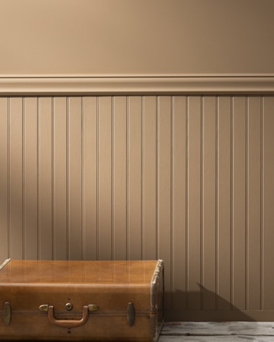 Painted walls with Saddle Tan 1124