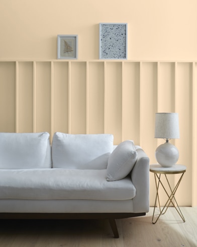 Painted wall with Beachcrest Sand 114