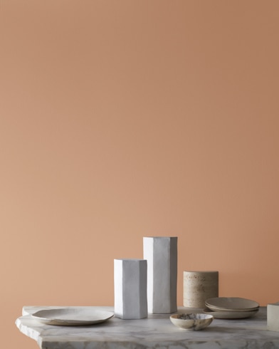 Painted wall with Wilderness Cabin 1168