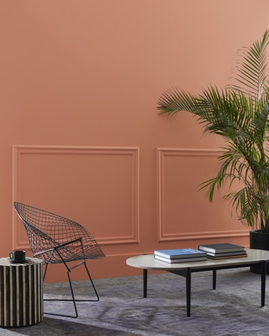 Painted wall with Patina 1195