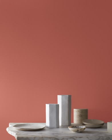 Painted wall with Warm Sienna 1203