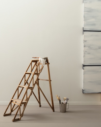 Painted wall with Light Pewter 1464