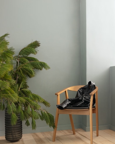 Painted wall with Half Moon Crest 1481