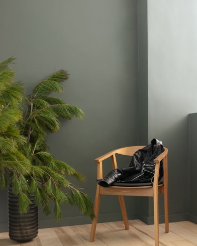 Painted wall with Cos Cob Stonewall 1483