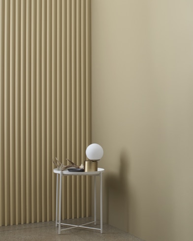 Painted walls with Embassy Green 1523