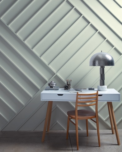 Painted wall with Gray Wisp 1570