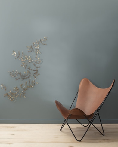 Painted wall with Gibraltar Cliffs 1587