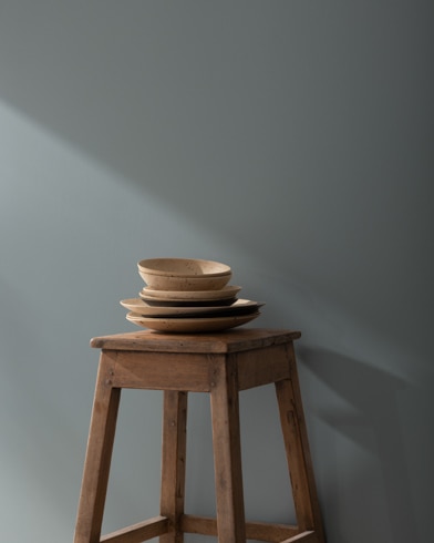 Painted wall with Shaker Gray 1594