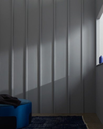 Painted wall with Rock Gray 1615