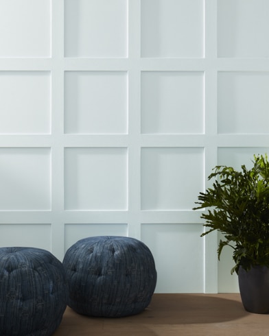 Painted wall with Blue Lace 1625