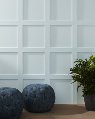 Painted wall with Gentle Gray 1626