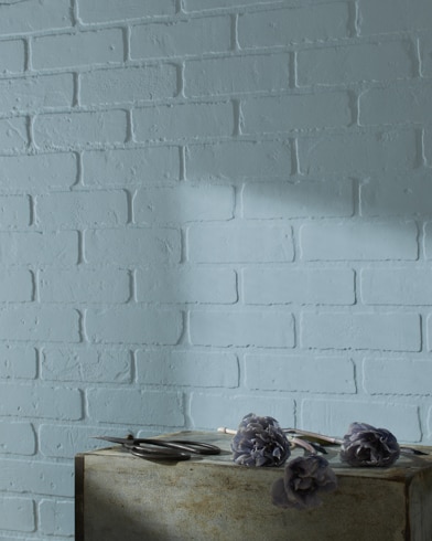 Painted wall with Slate Blue 1648