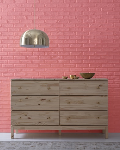 Painted wall with Coral Essence 2007-40