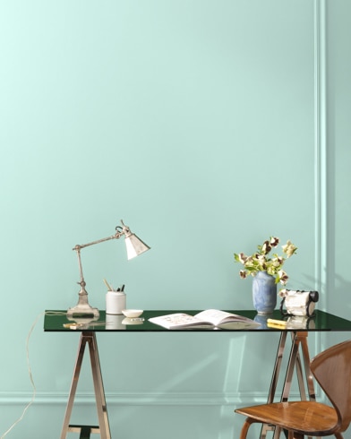 Painted wall with Antiguan Sky 2040-60