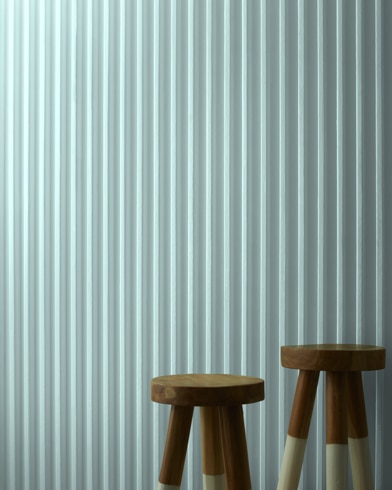 Painted wall with Arctic Blue 2050-60