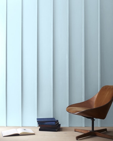 Painted wall with Caribbean Mist 2061-70