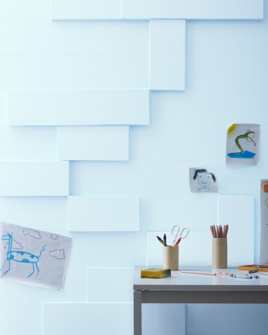 Painted wall with Cumulus Cotton 2063-70