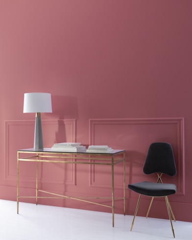 Painted wall with Cherokee Brick 2082-30