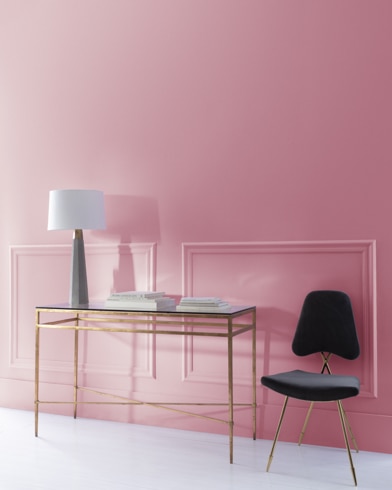 Painted wall with Rosewood 2082-40