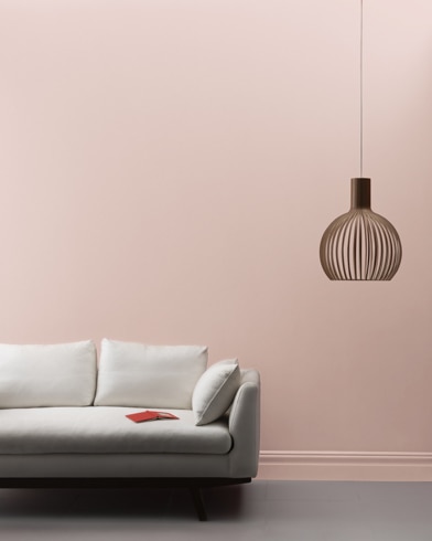 Painted wall with Pale Cherry Blossom 2101-60