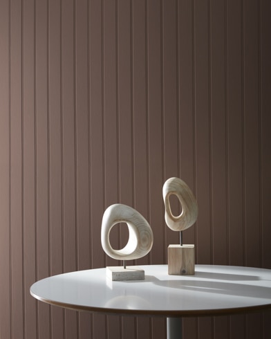 Painted walls with Wood Grain Brown 2109-30