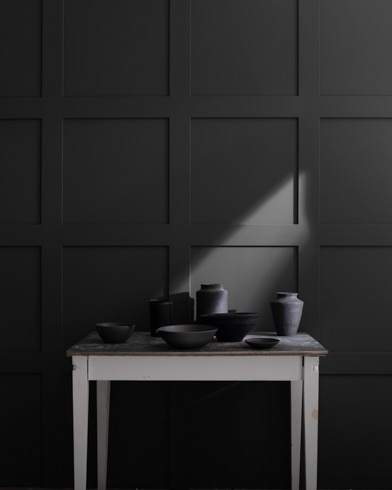Painted wall with Jet Black 2120-10