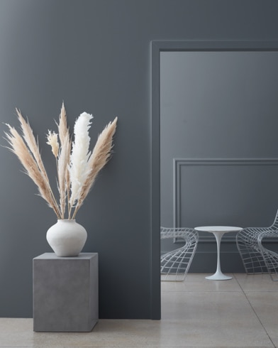 Painted wall with Anchor Gray 2126-30