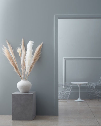 Painted wall with Sweatshirt Gray 2126-40