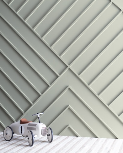 Painted wall with Gray Horse 2140-50