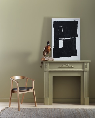 Painted wall with Dry Sage 2142-40