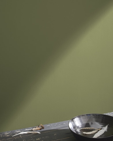 Painted wall with Eucalyptus Leaf 2144-20