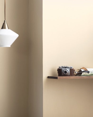 Painted walls with Mystic Beige 2162-60