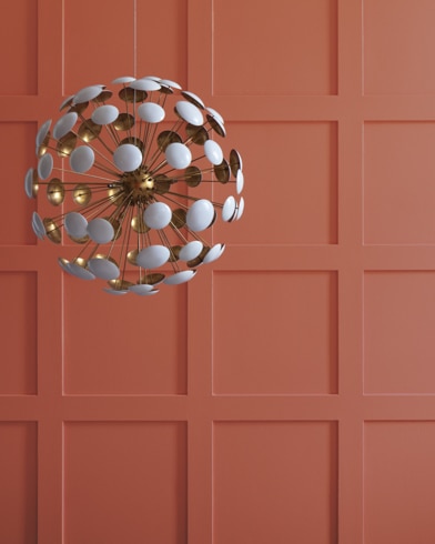 Painted wall with Sedona Clay 2174-30