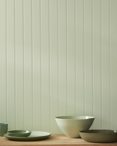 Painted wall with Grecian Green 507