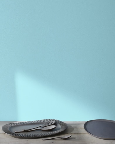 Painted wall with Blue Rapids 745