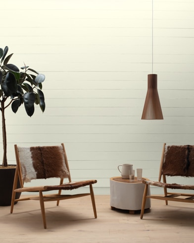 Painted wall with Meadow Mist 936