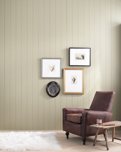 Painted walls with Coastal Fog 976