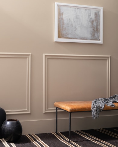 Painted wall with Cotswold AF-150