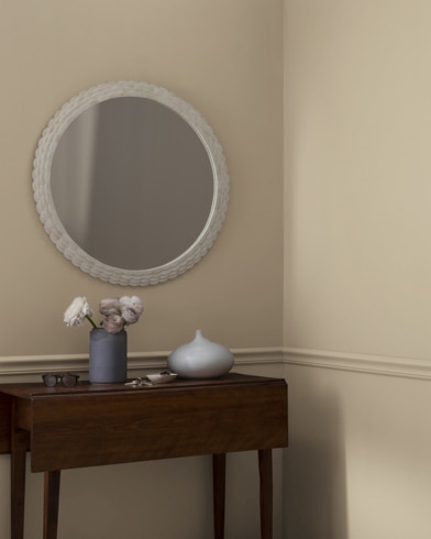 Painted walls with Glacial Till AF-390