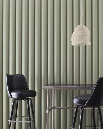 Painted wall with Raintree Green CC-560