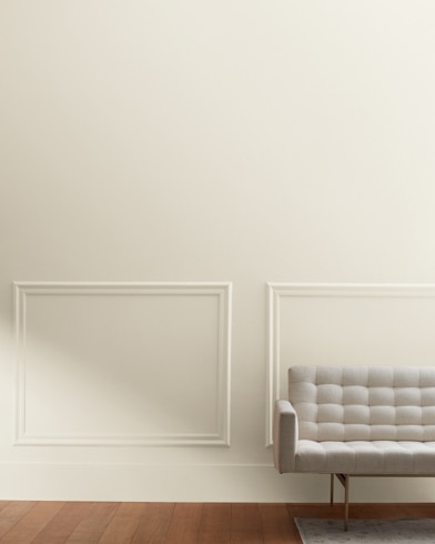 Painted wall with Gray Mist CC-80