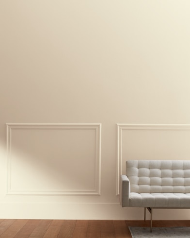 Painted wall with Natural Linen CC-90