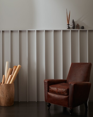 Painted wall with Vintage Pewter CSP-110