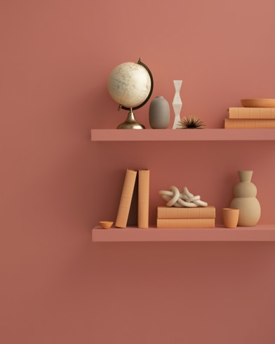 Painted wall with Canyon Rock CSP-1120