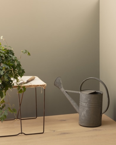 Painted walls with Wicker Basket CSP-255