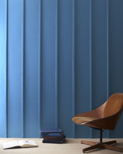 Painted wall with Nile Blue CSP-560