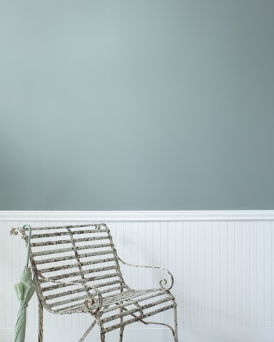 Painted wall with Silken Blue CSP-670