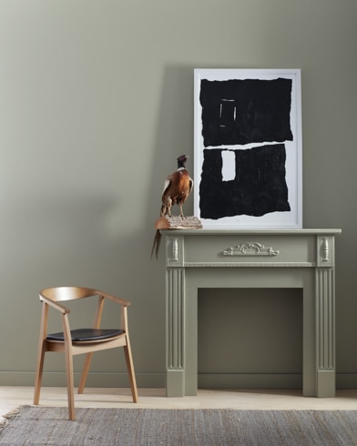 Painted wall with Oil Cloth CSP-760